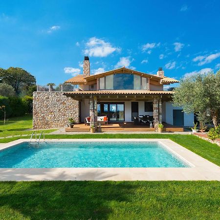 Blue & Green View Villa Asgourou Bagian luar foto