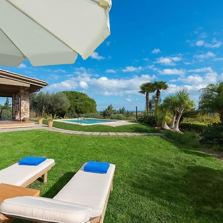 Blue & Green View Villa Asgourou Bagian luar foto